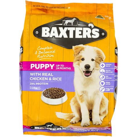 Baxters Dog Food Puppy Chicken And Rice 3kg Woolworths