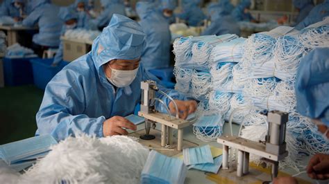 China Pushes All Out Production Of Face Masks In Virus