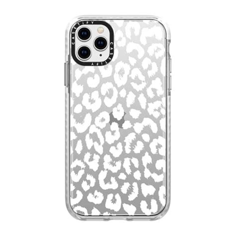 White Transparent Leopard Animal Print Casetify Pretty Iphone Cases