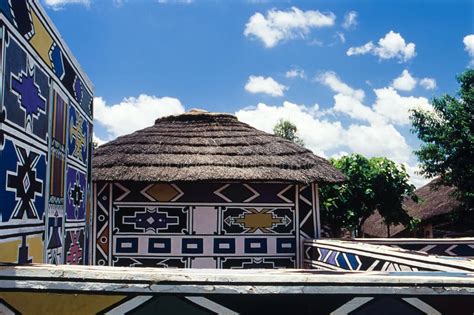 Botshabelo Mission Historical Ndebele Village Stock Image Image Of