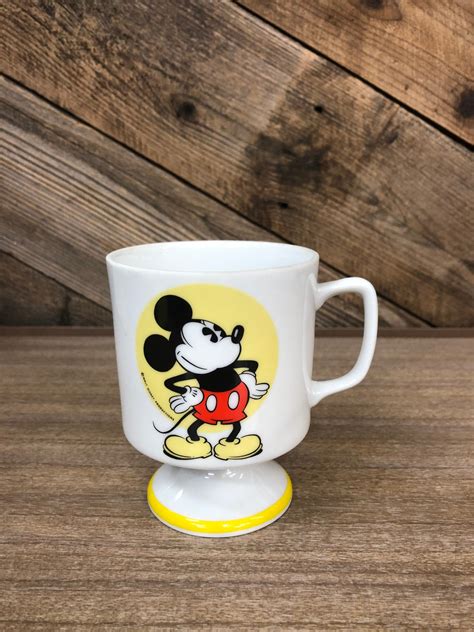Collection Of Vintage Mickey Mouse Mugs