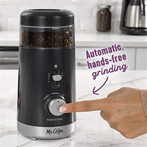 Mr Coffee Coffee Grinder Automatic Grinder With 5 Presets 12 Cup