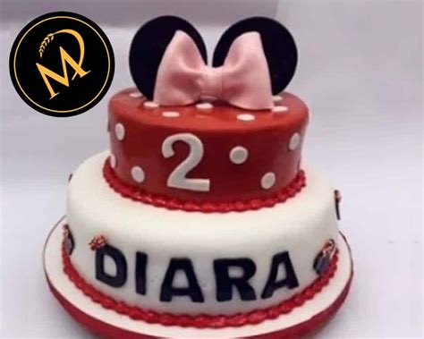 There are just so many adorable ideas out there. 2-stöckige Minnie Mouse Motivtorte - Einfach Backen ...