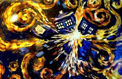 Van Gogh Exploding Tardis One Of My Favorite Things To Come From