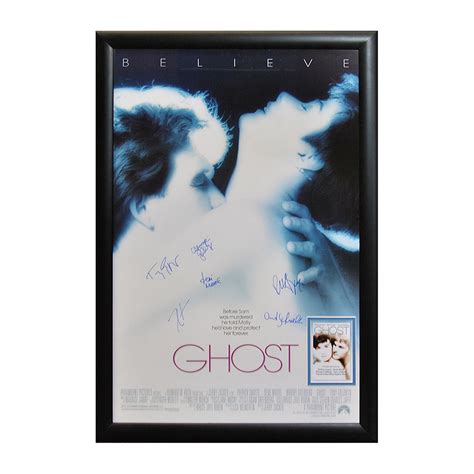 Framed Signed Movie Poster Ghost Signed Horror Memorabilia