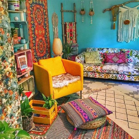Boho Living Room Ideas Colorful And Vibrant Interior Designs Colorful Interior Design