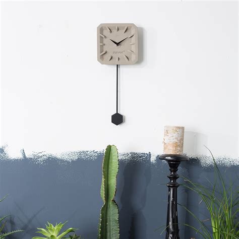 Zuiver Tiktak Time Concrete Clock In Copper Zuiver Cuckooland