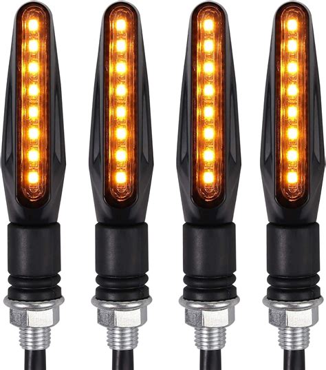 Prozor Turn Signal Lights 4pcs 8 Led Motorcycle Turn Signal Indicators