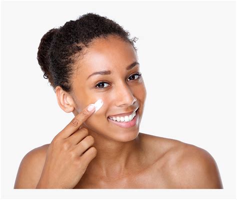african american skin care model hd png download kindpng