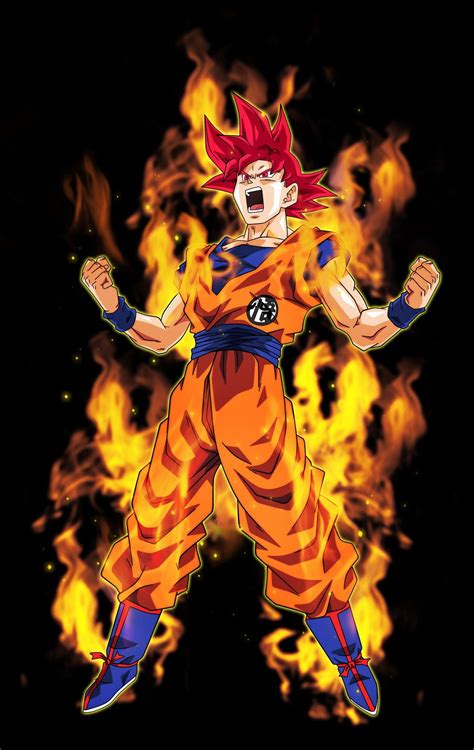 Goku Super Saiyan God 2 Goku Super Saiyan God Dragon Ball Super Goku
