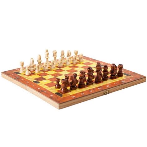 Buy Chess Set Board Game Folding Travel Portable Chess Set Wooden