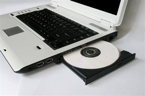Laptop With Dvd Rom Open Stock Photography Image 11354702
