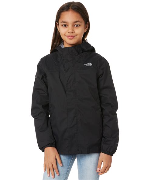 The North Face Youth Girls Resolve Reflective Jacket Black Surfstitch