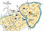 Plan de Troyes - Voyages - Cartes