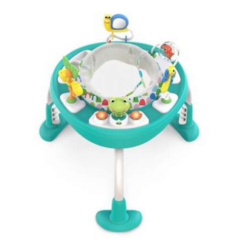 Bright Starts Bounce Bounce Baby In Activity Center Jumper Table In Playful Pond Green