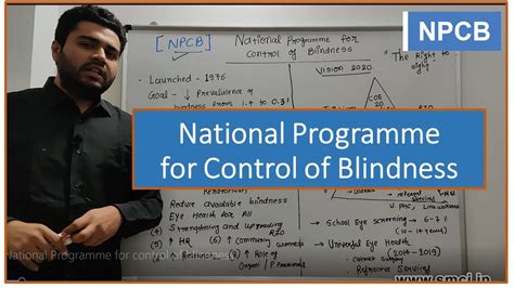National Programme For Control Of Blindness Npcb Youtube