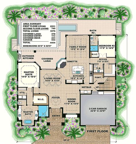 Two Story Mediterranean House Plan 66360we Architectural Designs