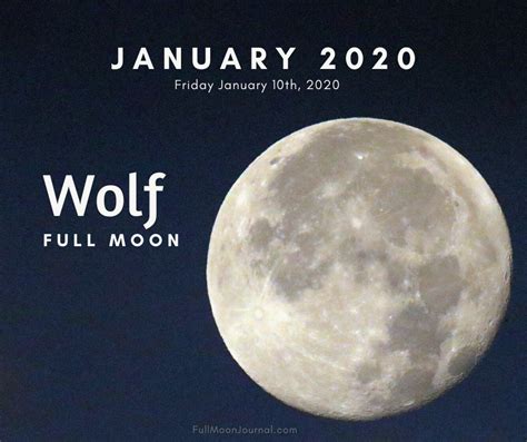 This January 10th 2020 Marks The First Full Moon Of The Year With A