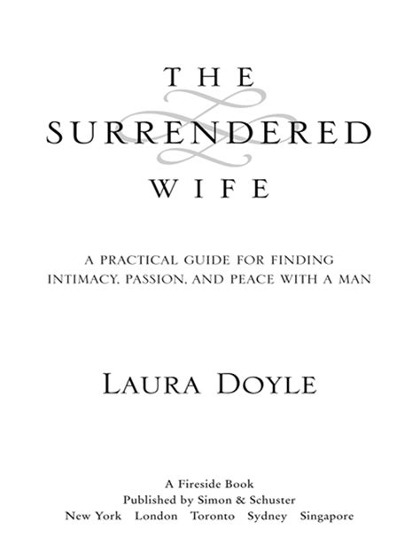 The Surrendered Wife 1999 Read Online Free Book By Laura Doyle In