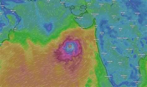 Cyclone Biporjoy Route Live Location Tracker Map And Real Time Updates