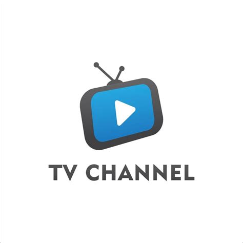 Tv Live Streaming Online Television Web Tv Logo Concept White Play