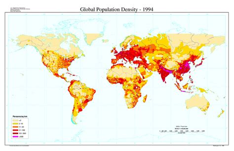 Global Population Density Map Nrcs Soils