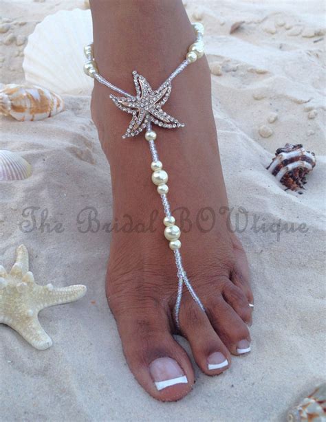 Starfish Barefoot Sandals Beach Wedding Barefoot Sandal