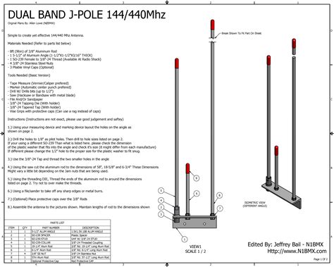 Dual Band J Pole Design Ericvisser