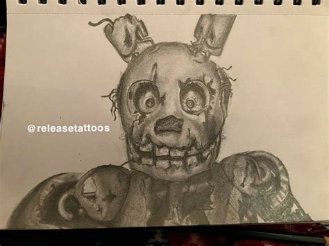 My Friend Releasetattoos On Ig Drew An Awesome Springtrap R