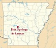 Where Is Hot Springs Arkansas On Map