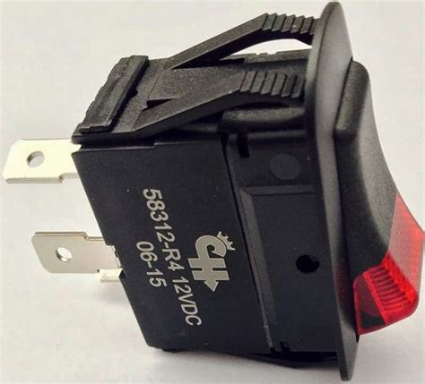 Cole Hersee 15 25 Amp 3 Terminal Rocker Switch 58312 R4 Bx Oreilly