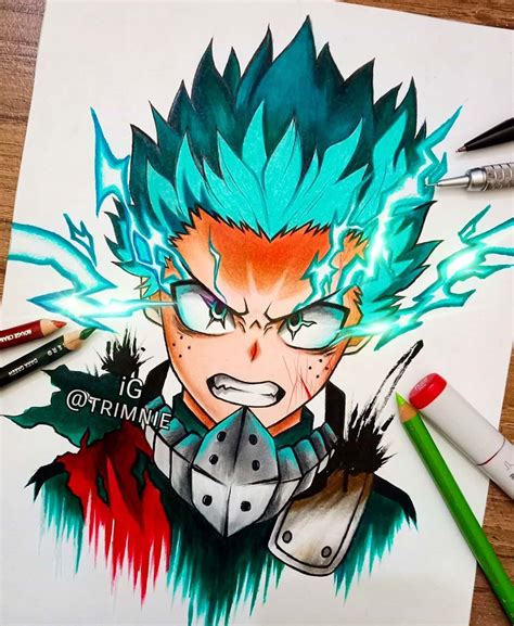 How To Draw My Hero Academia Characters At Drawing Tutorials