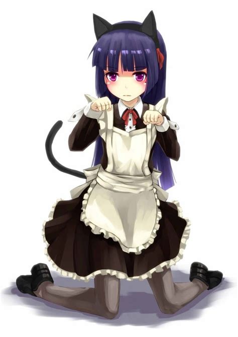 Ruri Gokou Kuroneko From Oreimo In Neko Maid Cosplay Anime Neko