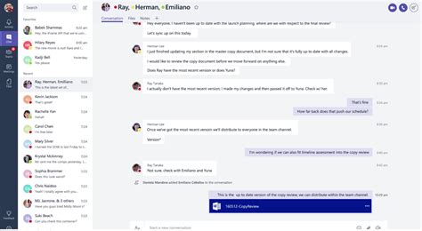 The only shortcoming is that there is no specific button that you can click to create a group chat. Microsoft Teams New Wave of Collaboration Chat Workspace ...