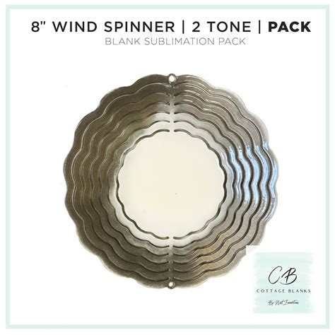 8 Inch Wind Spinner Sublimation Blank Pack Of 6 Wind Spinners Wind