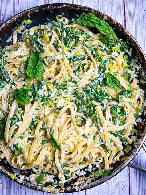 Creamy Pasta Primavera Tastefully Grace