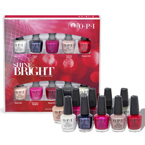 Opi Shine Bright Collection Nail Polish Mini T Set 10 X 375ml