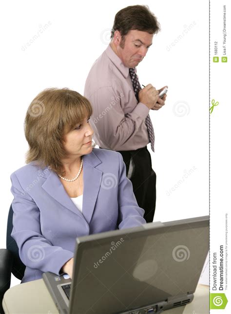 Nosy CoWorker stock photo. Image of internet, male, isolated - 1683112