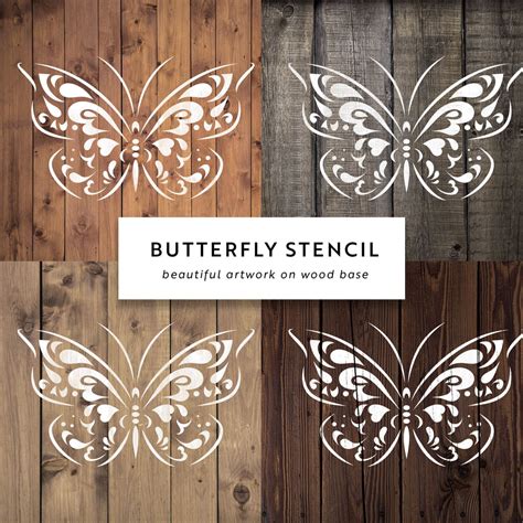 Butterfly Stencil Template For Painting Flap Your Wings Stencil