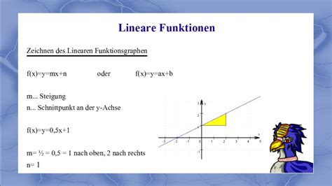 Eine lineare funktion ist kontinuierlich und диференційовна auf der ganzen zahlengeraden. Lineare Funktionen (1) - Zeichnen des Graphen - einfach ...