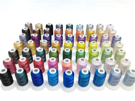 Popular Brother 63 Assorted Color Embroidery Machine Thread 500mcolor