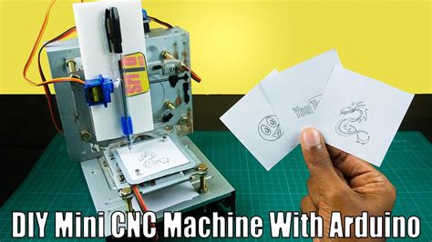 How To Make A Diy Mini Arduino Cnc Drawing Machine Using Two Cd Dvd