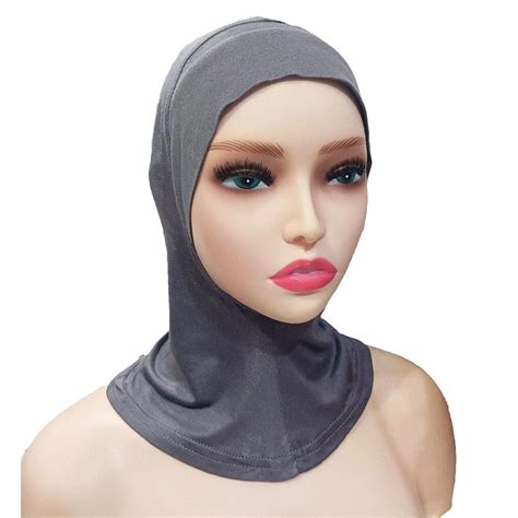 Women Muslim Underscarf Head Cover Muslim Headscarf Inner Hijab Caps Islamic Underscarf Ninja