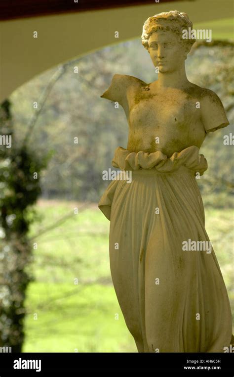 Statue Of The Goddess Of Youth Hebe Stock Photo Alamy