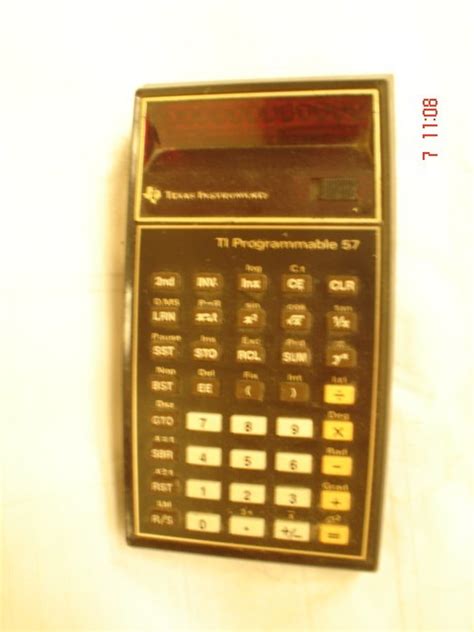 Calculadora Texas Instrument Ti 57 Vintage 1977 42400 En Mercado Libre