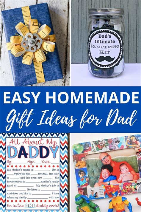 The Best Diy Gifts For Dad That Are Budget Friendly Homemade Gifts