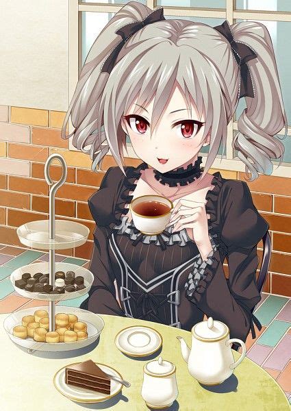 Tags Anime Drinks Tea Cake Cookies Chair Table Манга аниме