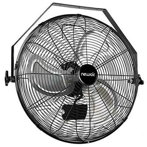 Newair Wall Mount 18″ High Velocity Industrial Shop Fan With 3 Speed