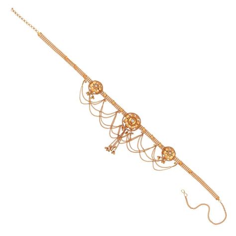 Traditional Gold Plated Stone Studded Kamarband For Women
