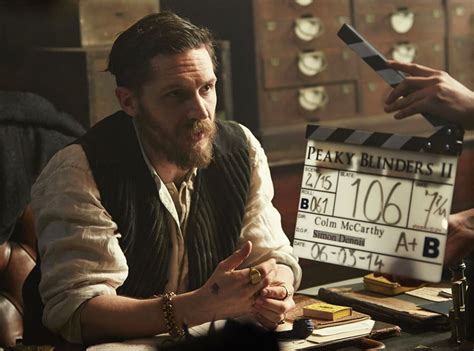 Fuckyeahpeakyblinders “ Behind The Scenes With Tom Hardy ” Tom Hardy